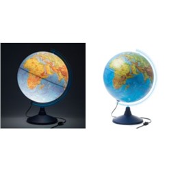 Глобус 40 см физический с подсветкой Классик Евро Ке014000244 Globen