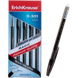 Ручка гелевая "Пиши-стирай" черная 0.5 мм "Magic Gel R-301" 46435 Erich Krause