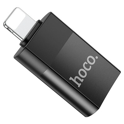 Адаптер Hoco OTG UA17 USB2.0 - Lightning (black)