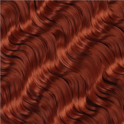 МЕРИДА Афролоконы, 60 см, 270 гр, цвет тёмно-рыжий HKB13 (Ариэль)