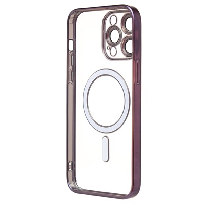 Чехол-накладка - SM027 SafeMag для "Apple iPhone 14 Pro Max" (dark violet)