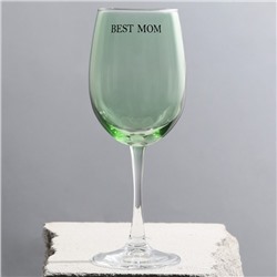 Бокал для вина «Best mom», 360 мл