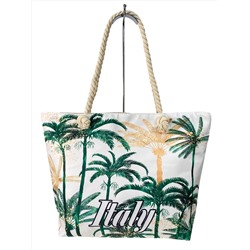 Пляжная сумка из текстиля, мультицвет