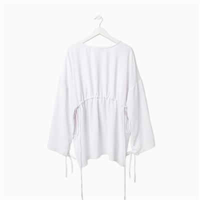 Костюм женский (туника, брюки) MINAKU: Casual Collection цвет белый, размер 52