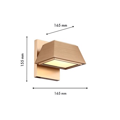 Настенный светильник  Trapezium 4301-1W. ТМ Favourite