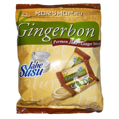 Имбирно-сливочные леденцы Gingerbon Jahe Susu, 100 г Акция