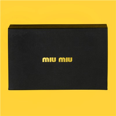 Кошелёк Miu Miu #M603 black lacquer