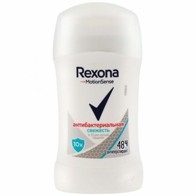 Дезодорант Стик Rexona Антиперспирант Антибактериальная свежесть 40 мл