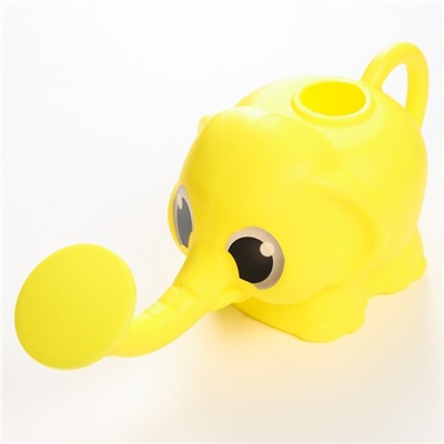 Ковш пластиковый для купания и мытья головы, детский банный ковшик «Слоник», 650 мл., цвет МИКС