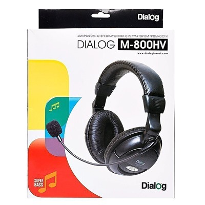 Компьютерная гарнитура Dialog M-800HV (повр. уп.) (black)