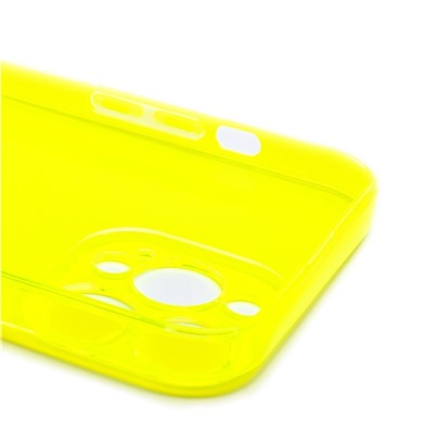 Чехол-накладка - SC344 для "Apple iPhone 13 Pro Max" (transparent/yellow) (232031)