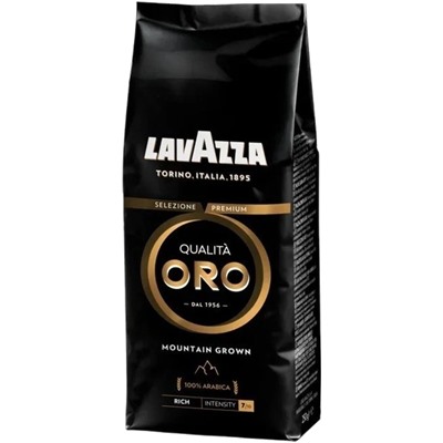 LAVAZZA. ORO Mountain Grown (зерновой) 250 гр. мягкая упаковка