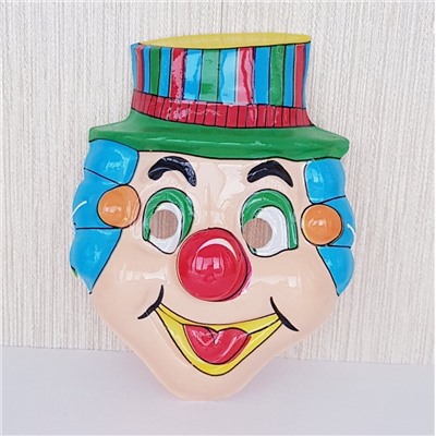 Карнавальная маска "Клоун", детская, тонкая, арт.917.295