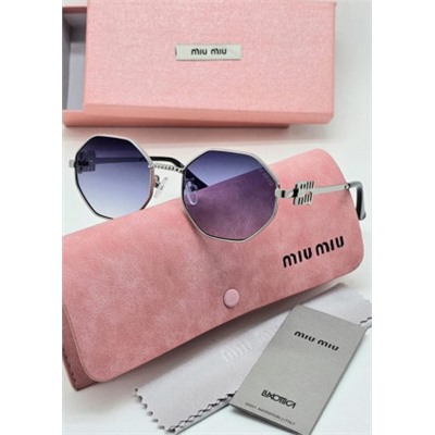 Набор женские солнцезащитные очки, коробка, чехол + салфетки #21235964