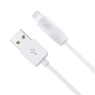 Кабель USB - Apple lightning Hoco X1 Rapid  100см 2,4A  (white)