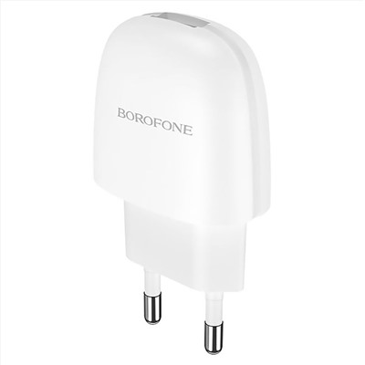 Адаптер Сетевой с кабелем Borofone BA49A Vast (повр. уп.) USB 2,1A/10W (USB/Lightning) (white)