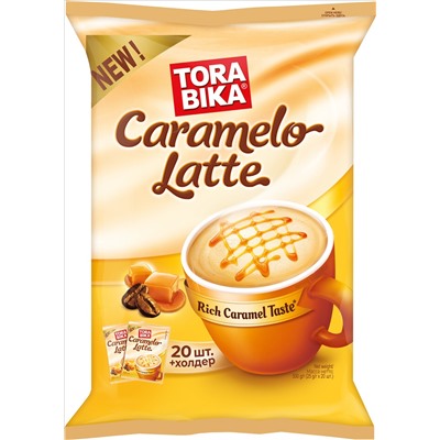 TORABIKA Cappuccino. Caramelo Latte мягкая упаковка, 20 пак.