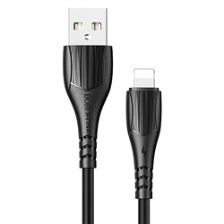 Кабель USB - Apple lightning Borofone BX37 Wieldy  100см 2,4A  (black)