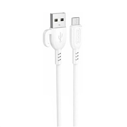 Кабель USB - micro USB Borofone BX91  100см 2,4A  (white)