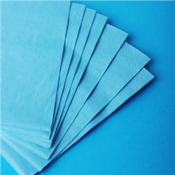 Набор бумажных салфеток, 25 см, 12шт  голубой