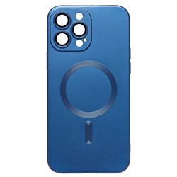 Чехол-накладка - SM020 Matte SafeMag для "Apple iPhone 13 Pro Max" (dark blue)