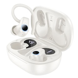 Беспроводные Bluetooth-наушники Hoco TWS EQ8 Sports (milky white)
