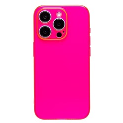 Чехол-накладка - SC344 для "Apple iPhone 15 Pro" (transparent/pink) (232008)