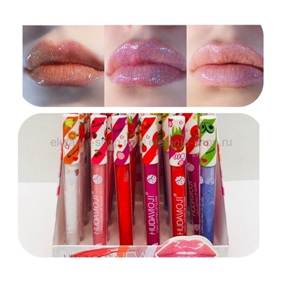 Мерцающие блески для губ HUDAVIOJI Lip Gloss NEW (106)