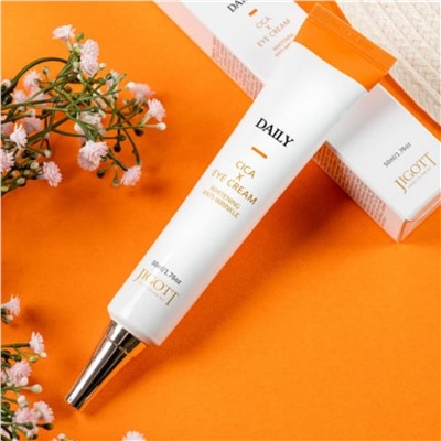 Jigott Крем для век с центеллой / Daily Real Cica Eye Cream, 50 мл