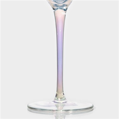 Набор бокалов из стекла для вина Magistro "Жемчуг" 400 мл, 9,5×23,5 см, 2 шт, цвет перламутровый