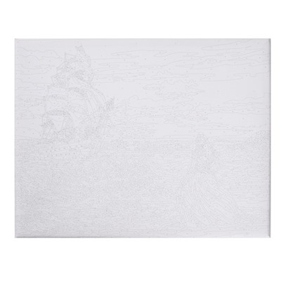 Картина по номерам на холсте с подрамником «Алые паруса на закате», 40 х 50 см