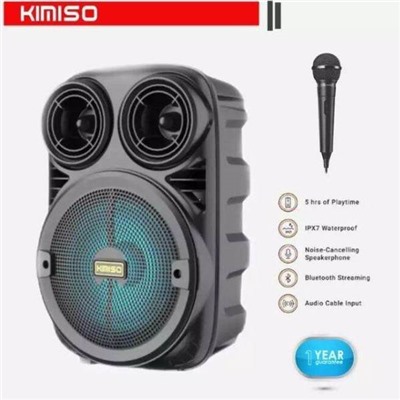 Портативная Bluetooth колонка с микрофоном Kimiso KMS-3381