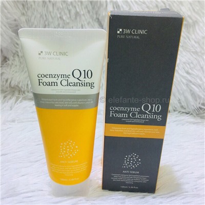 Пенка 3W Clinic Coenzyme Q10 Foam Cleansing Anti-Sebum (125)