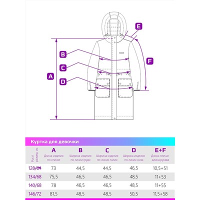 Куртка утепленная для девочки NIKASTYLE 4м3624 миндаль