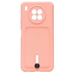 Чехол-накладка - SC304 с картхолдером для "Honor 50 Lite/nova 8i" (light pink)