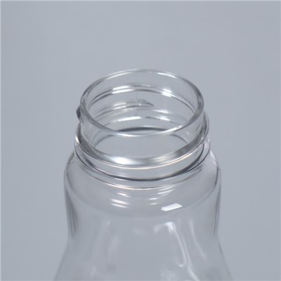 Бутылочка для хранения, 200 мл, цвет прозрачный/белый