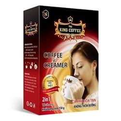 Растворимый черный кофе 2 in1 Creamer Instant King coffee 10 г. х 15 шт.