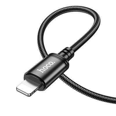 Кабель USB - Apple lightning Hoco X89 Wind  100см 2,4A  (black)