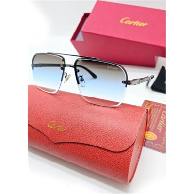Набор мужские солнцезащитные очки, коробка, чехол + салфетки #21259872