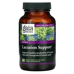 Gaia Herbs, добавка для поддержки грудного вскармливания, 120 веганских капсул Liquid Phyto-Caps