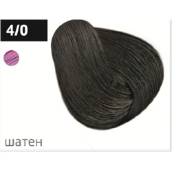 OLLIN COLOR  4/0 шатен 60мл Перманентная крем-краска для волос