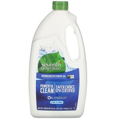 Seventh Generation, Dishwasher Detergent Gel, Free & Clear, 42 oz (1.19 kg)