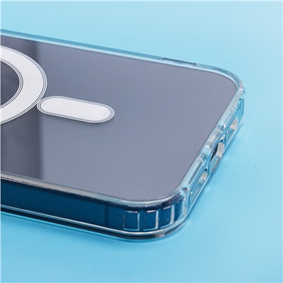 Чехол-накладка - SM006 SafeMag для "Apple iPhone 15 Pro Max" (прозрачный)