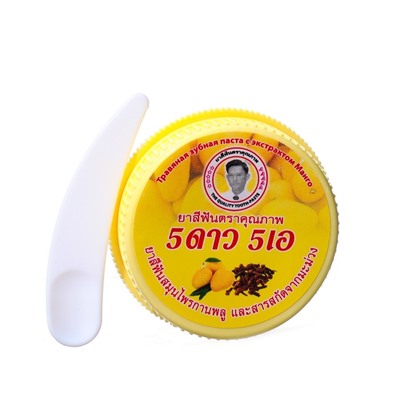 Зубная паста Herbal Clove & Mango Toothpaste с экстрактом манго, 25 г
