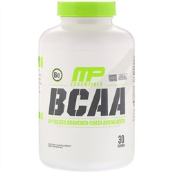 MusclePharm, Essentials, BCAA (аминокислоты с разветвленной цепью), 240 капсул