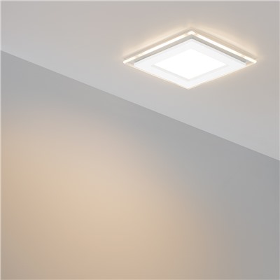 Светодиодная панель LT-S160x160WH 12W Day White 120deg (Arlight, IP40 Металл, 3 года)