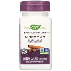 Nature's Way, Cinnamon, 60 Vegan Capsules