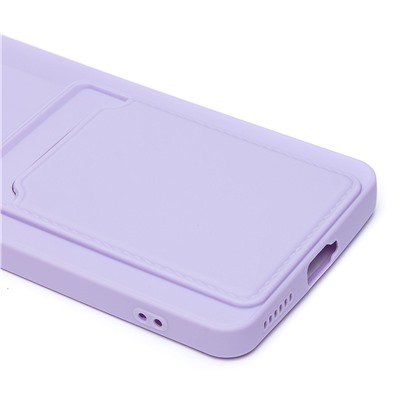 Чехол-накладка - SC337 с картхолдером для "Tecno Camon 30 Premier 5G" (light violet) (231121)