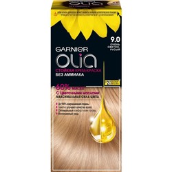 Крем-краска для волос Garnier Olia, тон 9.0 очень светло-русый