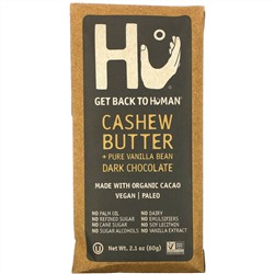 Hu, Dark Chocolate, Cashew Butter + Pure Vanilla Bean, 2.1 oz (60 g)
